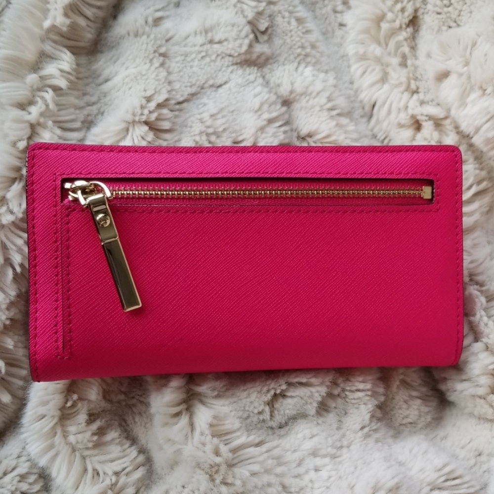 Kate Spade Pink Leather Wallet - Picture 4 of 6